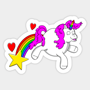 Unicorn Farts Sticker